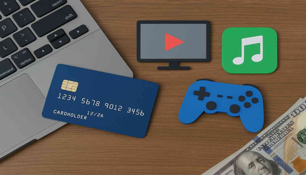credit cards with streaming